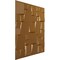 Ekena Millwork 19 5/8in. W x 19 5/8in. H Modern Square EnduraWall Decorative 3D Wall Panel Covers 2.67 Sq. Ft. WP20X20MSDVG - alternate 5